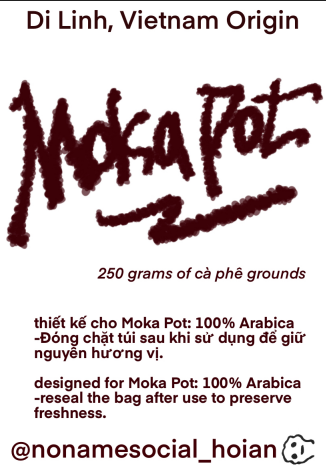 [NC-002] Moka Coffee    _Di Linh Origin